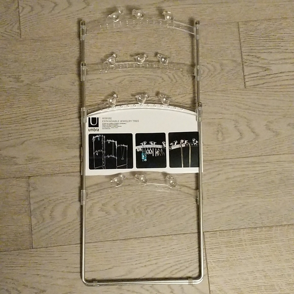 Umbra Hiwire Acrylic Expandable Jewelry Tree Stand Organizer - Picture 2 of 4